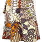 Sunshine Joy - Short Wrap Skirt With Zip Pocket Plant Dream