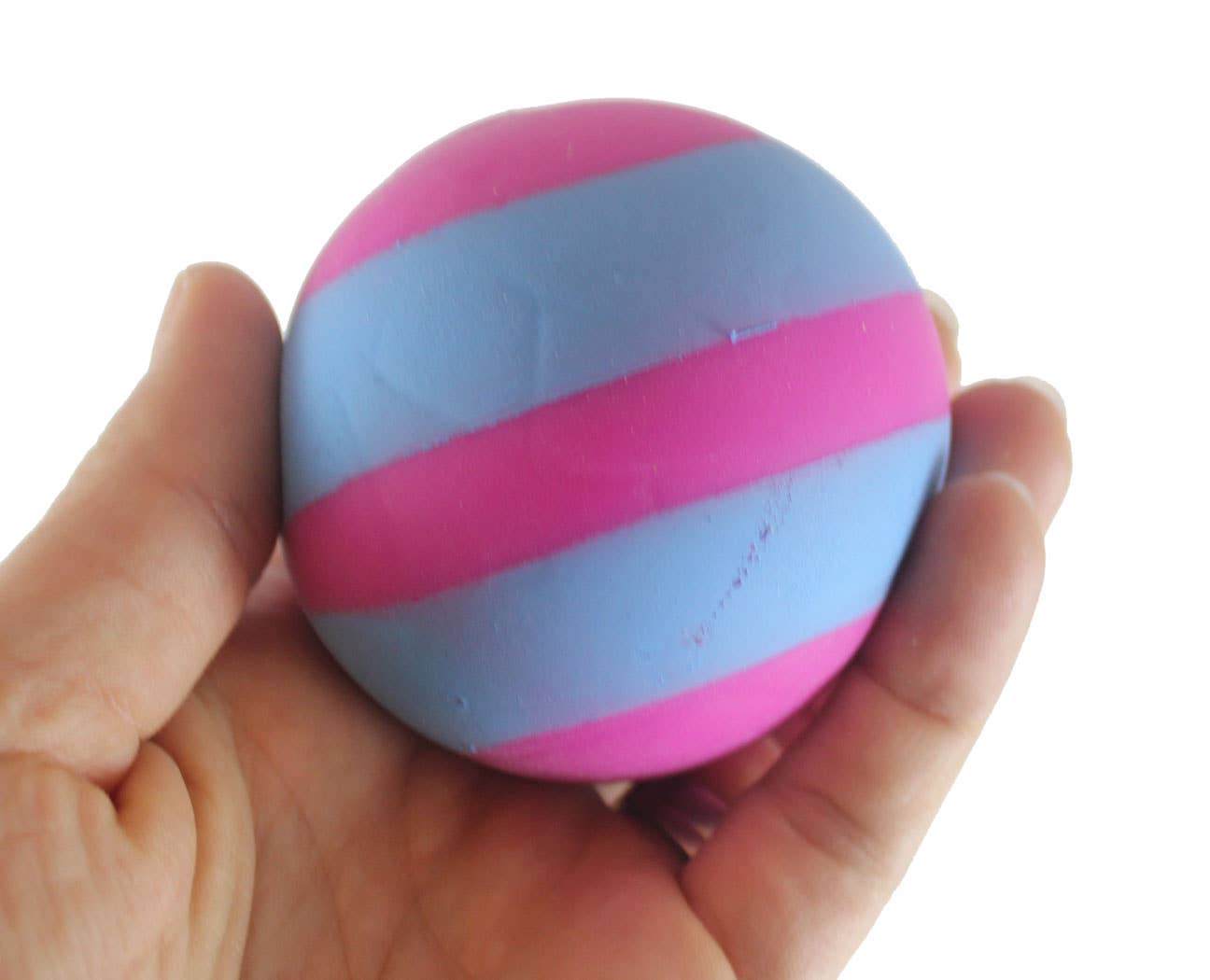 Striped Soft Doh Filled 2.5" Stress Ball - 1PC