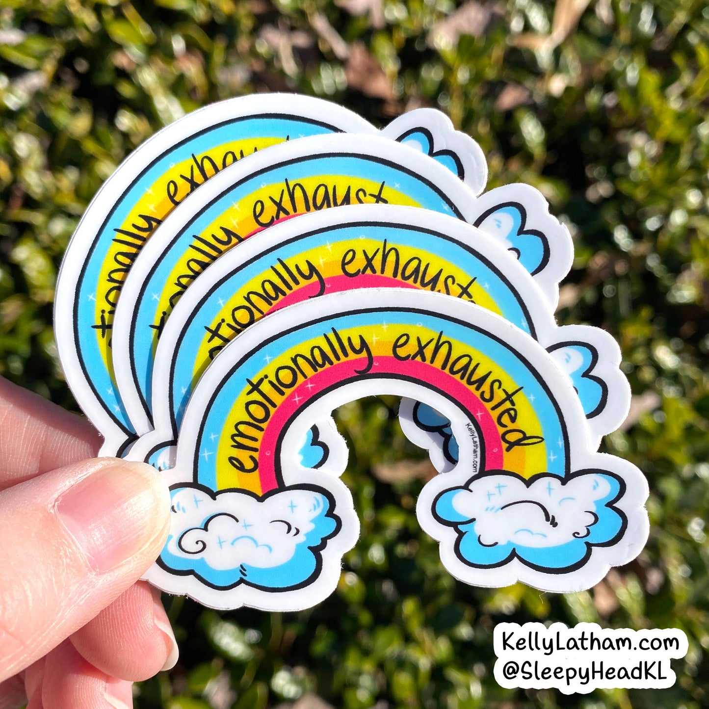 Emotionally Exhausted Sticker