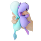 Therapy Shoppe - Marshmallow Axolotl Squishy Ball