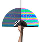 Reflective Rainbow Clacking Fan