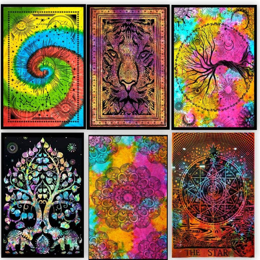Rising International Inc - Tapestry Assorted Single  55″ × 83