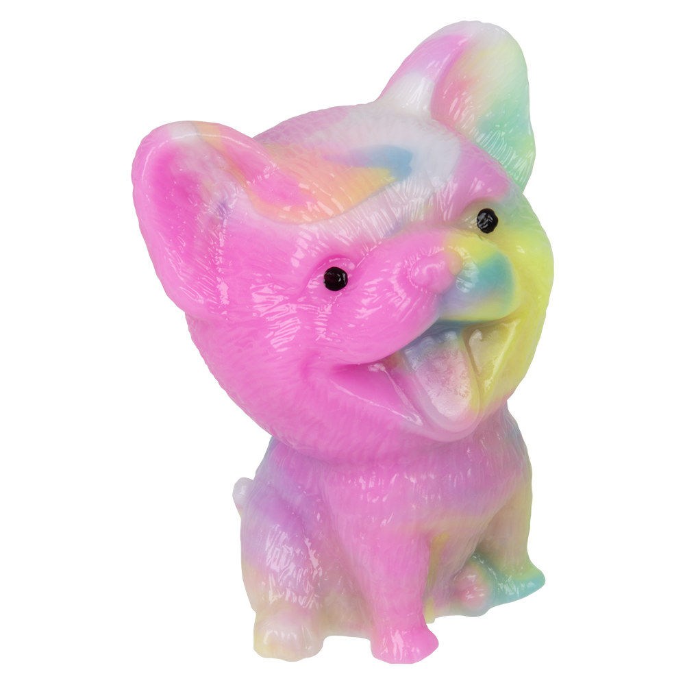 2.75" STICKY RAINBOW CORGI 1PC