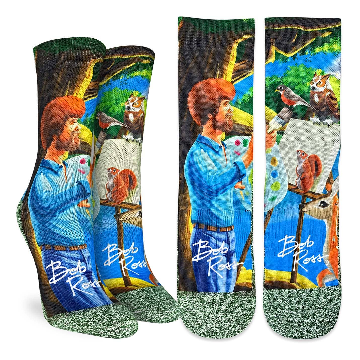 Good Luck Sock - Women's Bob Ross, Painting Socks