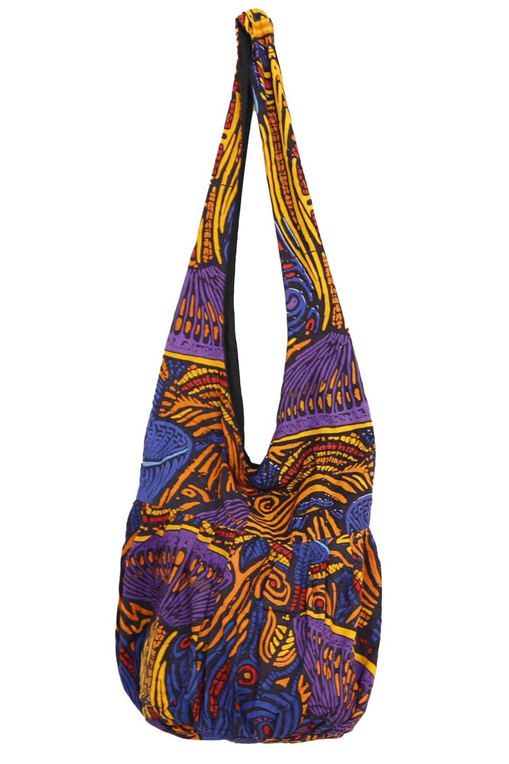 Sunshine Joy - Wholesale Lot of 12 Assorted Trippy Zip Top  Shoulder Bag