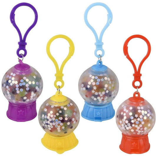 Squeezy Bead Gumball Machine Clip On 2" 1PC