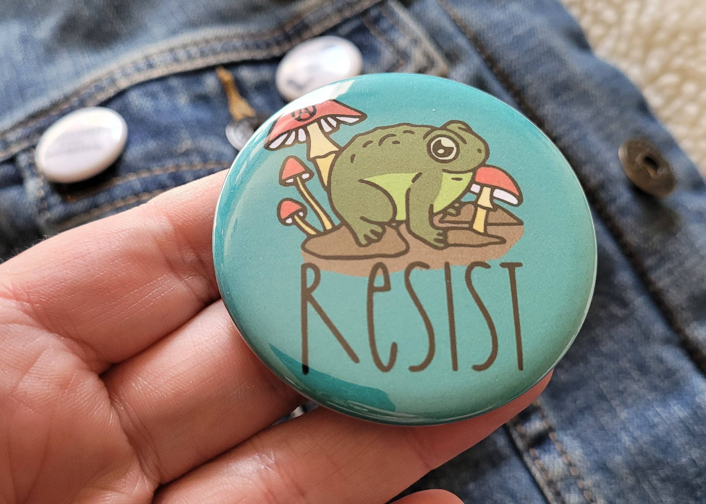 Femmearchist - Resist Two Inch Button
