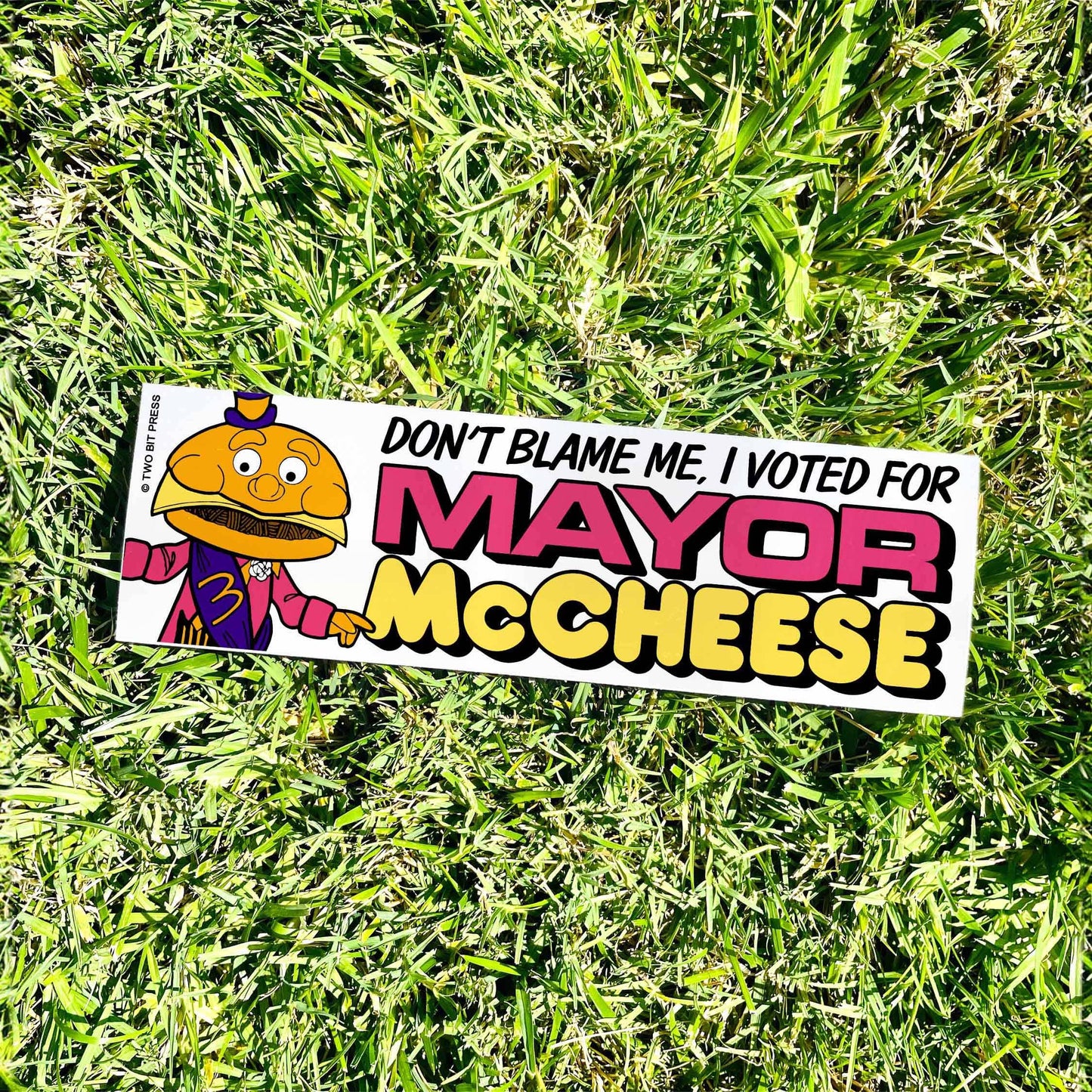 I Voted for Mcmayor Bumper Sticker