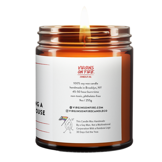 FUCK IT, I'M BUYING A BEACH HOUSE (Teakwood) ☀️ Soy Candle