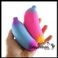 1 Random Rainbow Colored Squishy Sand Banana Toy