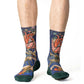 Good Luck Sock - Men's Santa Tyrannosaurus Rex Christmas Socks [CLEARANCE]