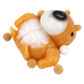 Buff Chipmunk Pom Pom Sticky Mochi Squishy Bag - 1PC