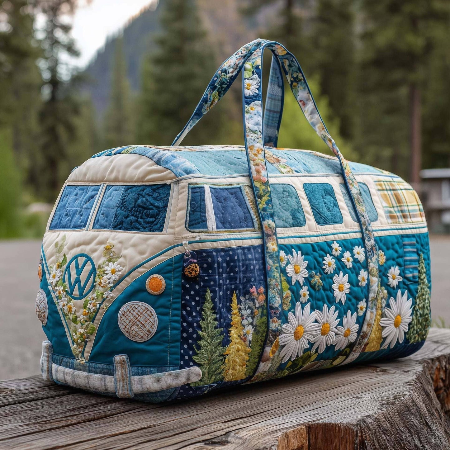 Ekartini - Short Handle Quilted Travel Bag Multipurpose Sports Gym Bag
