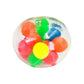 Clear Smooth Colorful Orb Ball Stress Toy 1 PC