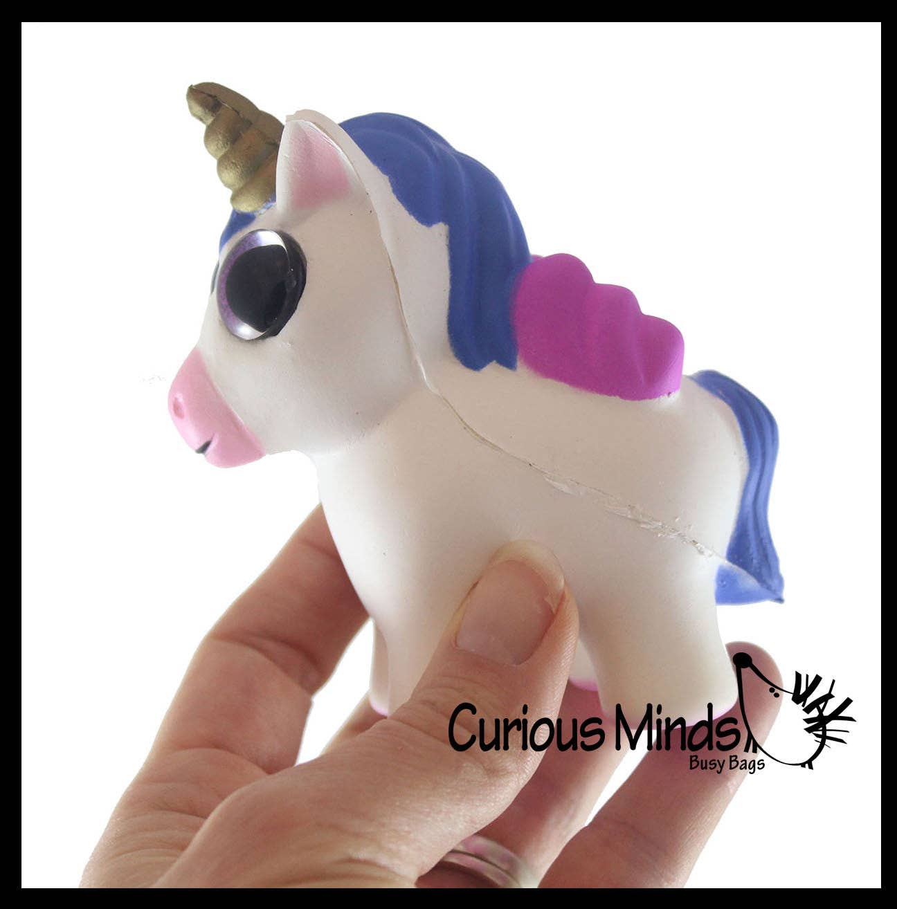 Small Mystical Animal with Horn and Wings Slow Rise Squishy -1Pc