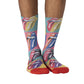 Good Luck Sock - Men's The Rolling Stones, Hot Lips Pop Art Socks