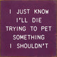 SAWDUST CITY - I Just Know I'll Die Trying To Pet Something I Shouldn't