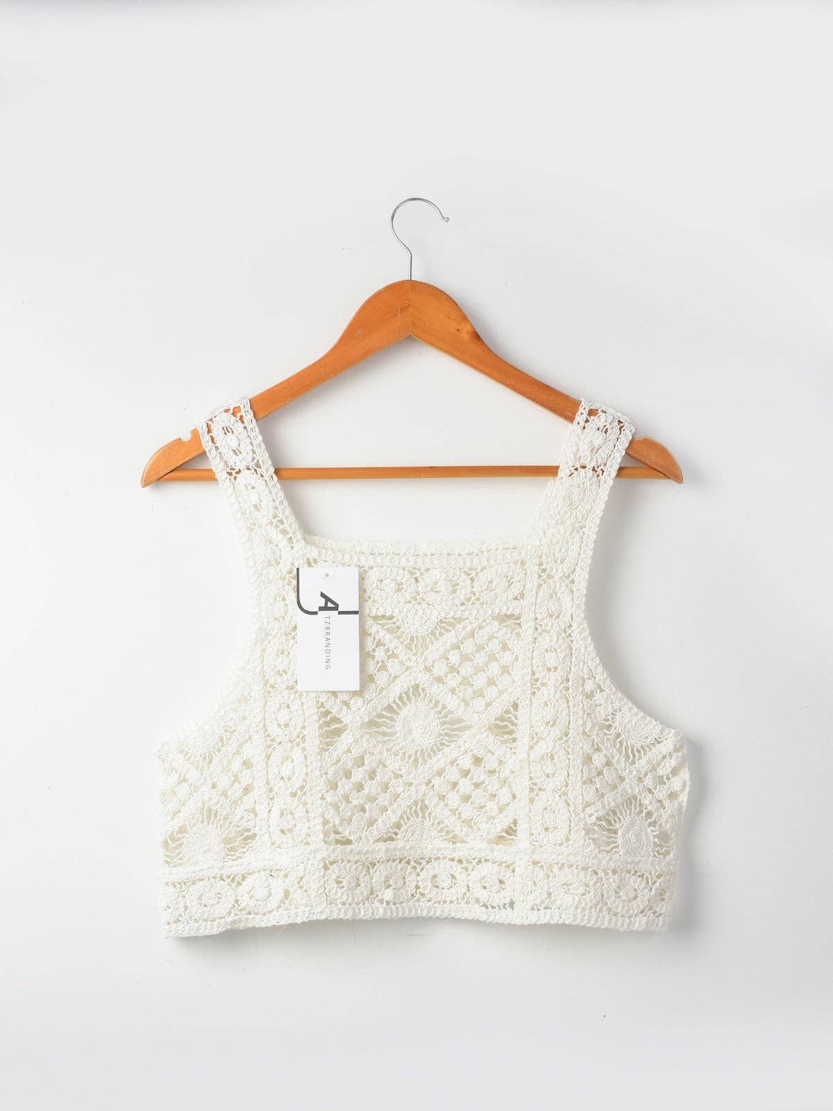 Funkyrel® Atzbranding Limited - Crosa - Vintage Crochet Camisole Tank Top