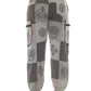 Rising International Inc - Cotton Zip Pocket Block Print Earth Tone Yoga Pant D898
