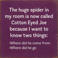 SAWDUST CITY - The Huge Spider In My Room Is Now Called Cotton Eyed Joe