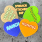 The Silver Spider - Ranch Heart Sticker restaurant Foodie gifts chef deli