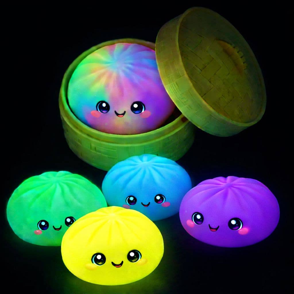 4" Mystery Squishy Dumpling - Glow in the Dark 1PC