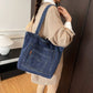 Ekartini - Women's Denim Tote Bag Large Capacity Crossbody Shopper