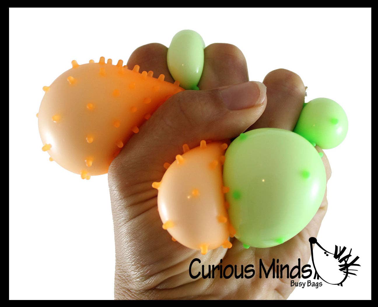 Spiky Bumpy Soft Doh Filled 1.7" Stress Ball Squishy 1PC