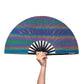 Reflective Rainbow Clacking Fan