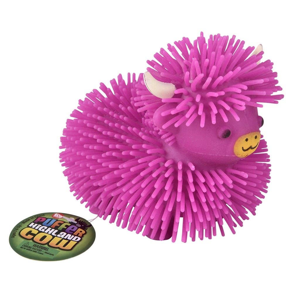 4" Highland Cow Puffer Toy