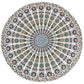 Sunshine Joy - Round Tablecloth Tapestry Blue/red Mandala