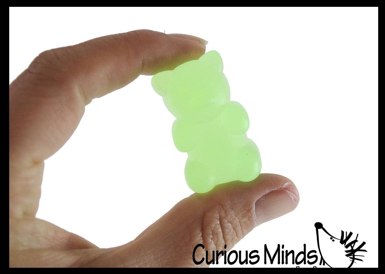 1 Bag of 6 Gummy Bear Squishy Mochi Fidget