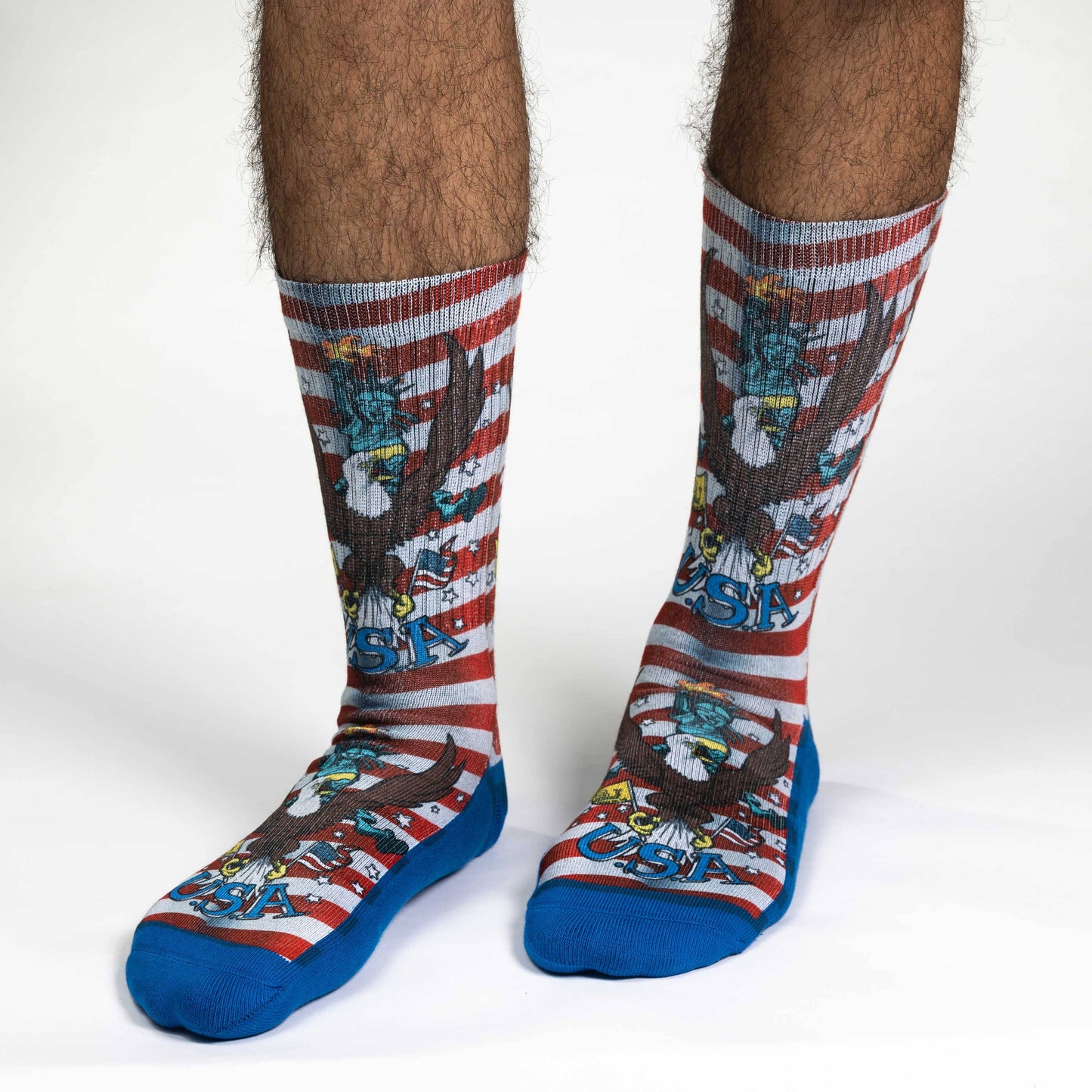 Good Luck Sock - Men's Majestic America Bald Eagle Socks [CLEARANCE]