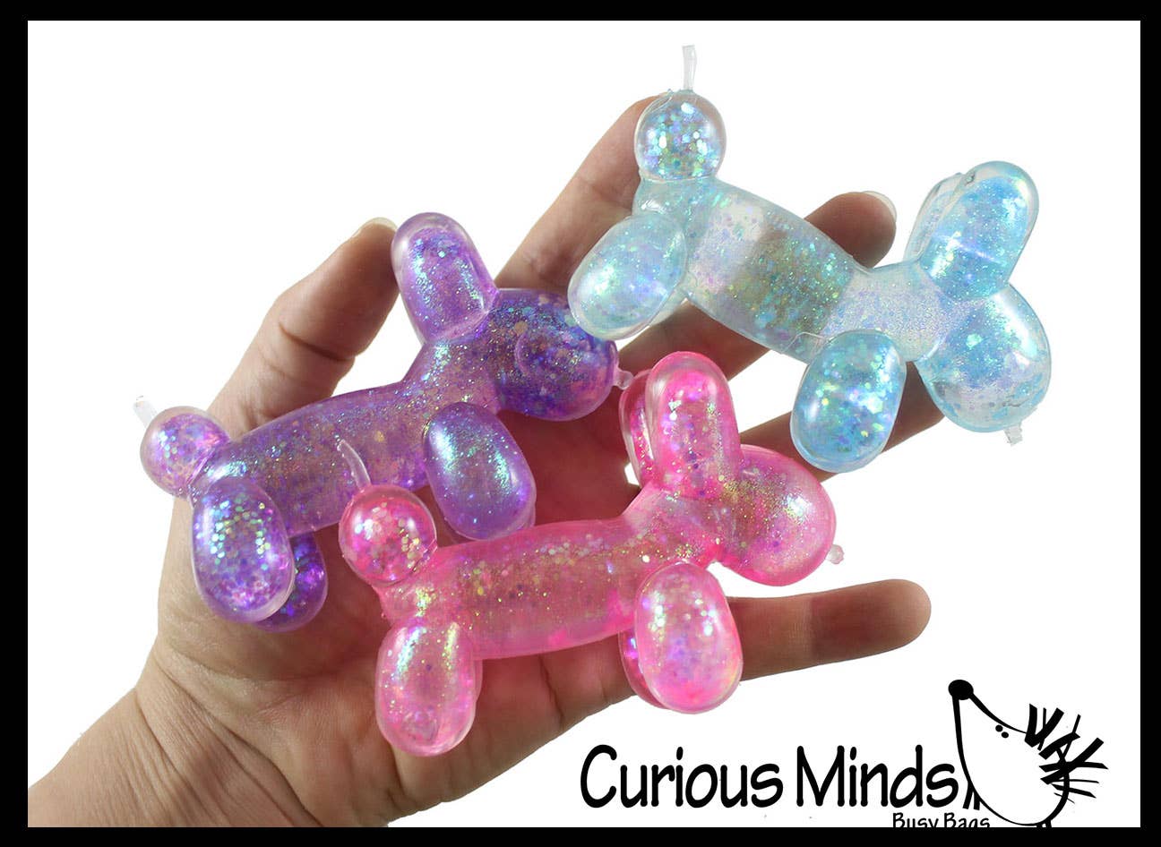 Curious Minds Toys - 1 Sugar Balloon Dog Ball - Thick Glue/Gel Syrup Molasses Str