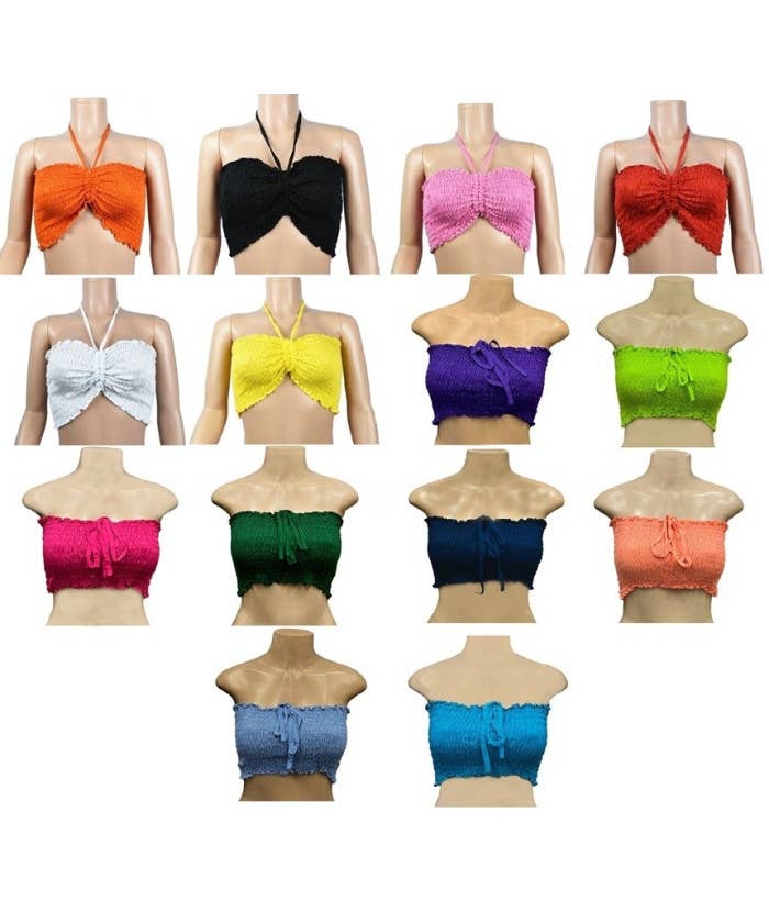 DK Hawaii - Tube Crop Top