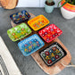 Umays Boho - Handpainted Ceramic Bowls, Colorful Bowl, Cute Trinket Dish
