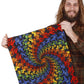 Sunshine Joy - 3D Grateful Dead Bandana Rainbow Bear Spiral