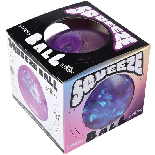 Strips Squeeze Ball - Assorted Colors