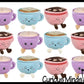 Coffee Cup Plush Toy - 1PC