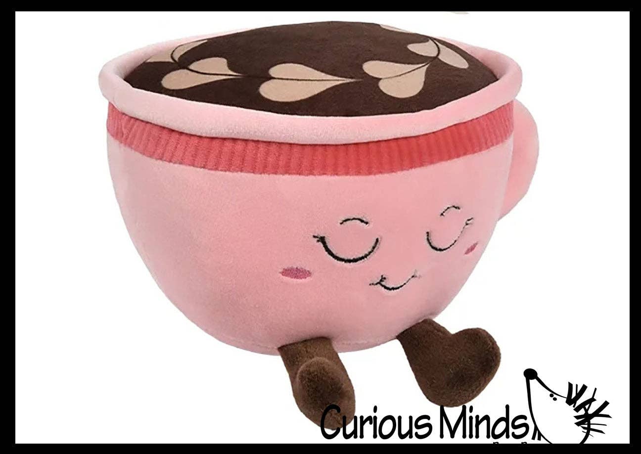 Coffee Cup Plush Toy - 1PC