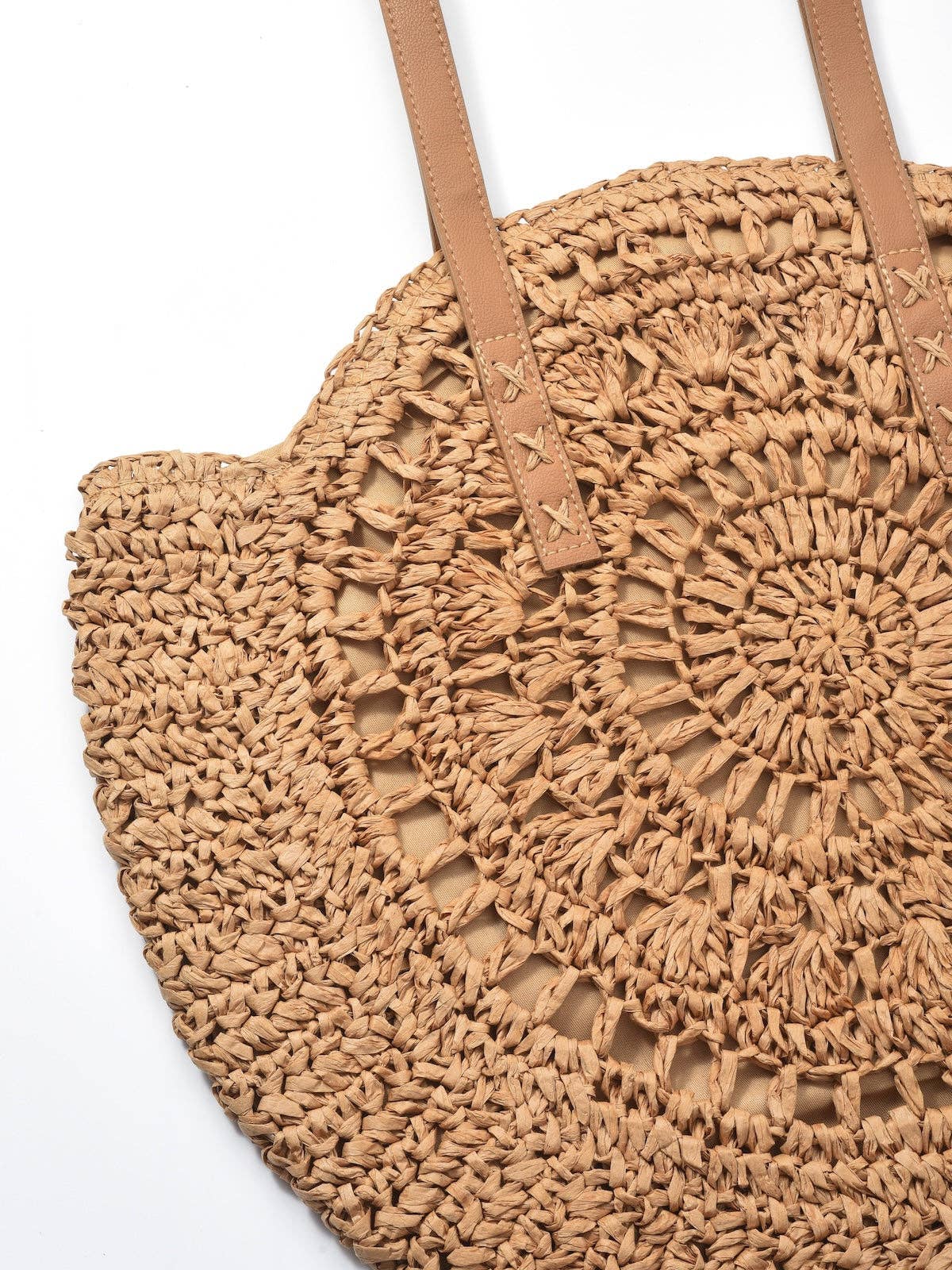 Funkyrel® Atzbranding Limited - Cosbai - Round Hollow Woven Bag
