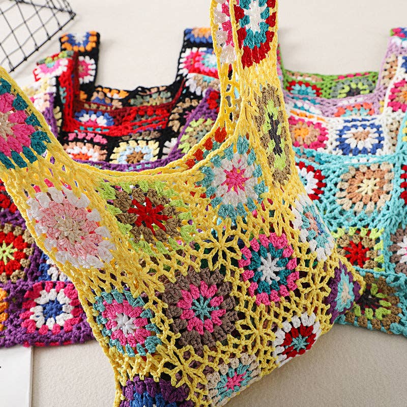 Funkyrel® Atzbranding Limited - Cosbai - Bohemian Vintage Crochet Bag