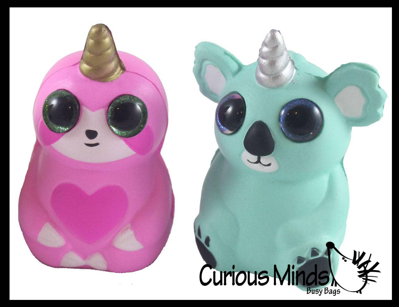 Small Mystical Animal with Horn and Wings Slow Rise Squishy -1Pc