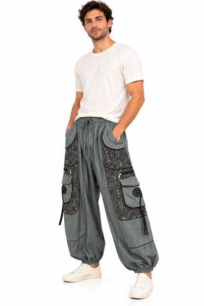 Rising International Inc - Emb Pocket Boho Pant RB11