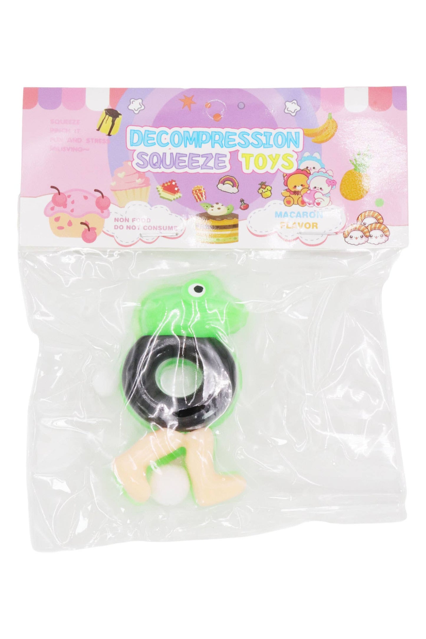 Italian Brain Rot Memes Mochi Pom Pom Squishy Bag - 1 PC