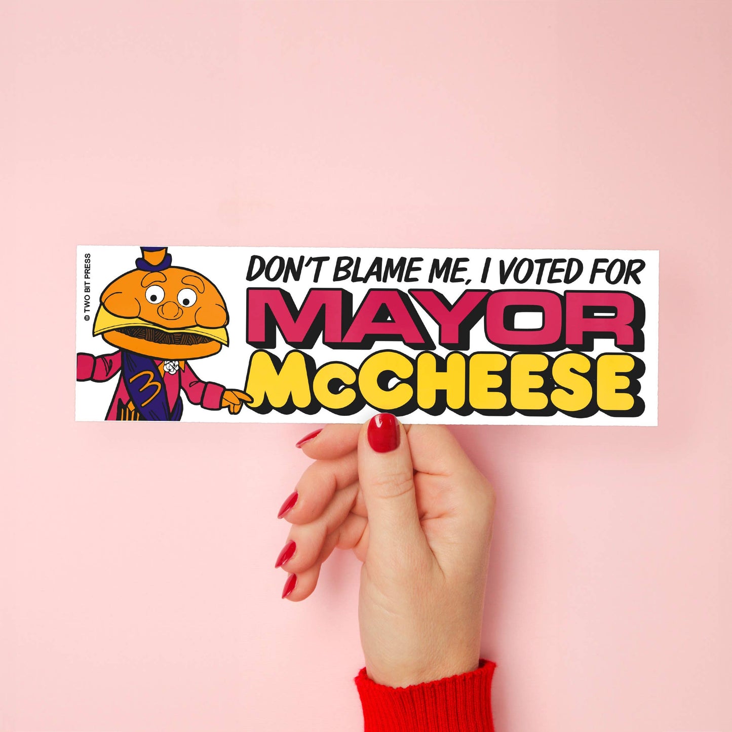 I Voted for Mcmayor Bumper Sticker