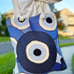 Umays Boho - Woven Fabric Shoulder Bag, Evil Eye Tote Bag
