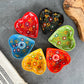 Umays Boho - Heart Shaped Trinket Dish, Pinch Bowls, Cute Kitchen Decor