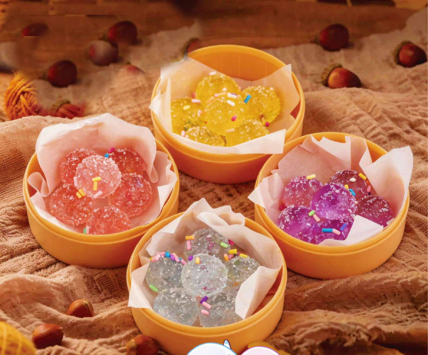 Mini Dumpling Squishy Squeeze Toy Fidget Toy