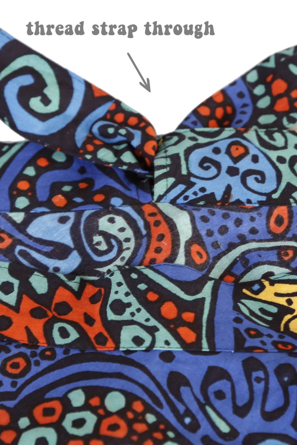 Wrap Skirt With Zip Pocket Blue Burst NWT